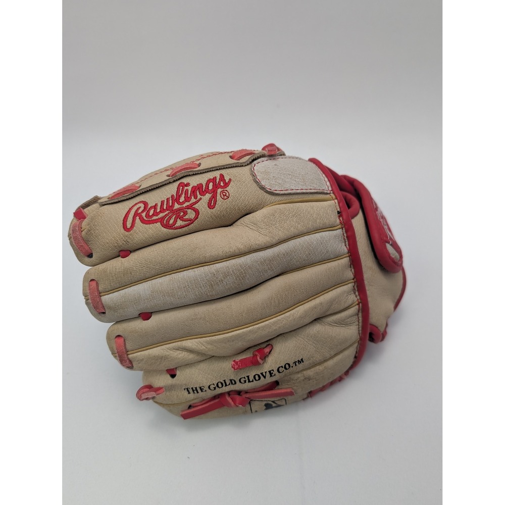 Rawlings Bryce Harper 10 Inch Youth Baseball Glove Tan Red MPL100BHC RH Throw